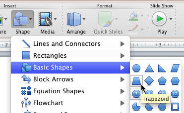 draw shapes on a word document for mac 2011
